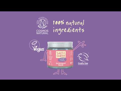 Lavender & Vanilla Natural Deodorant Balm - Plastic Free & Aluminium Free